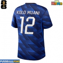 Frankreich Randal Kolo Muani #12 Heimtrikot EM 2024 Kurzarm